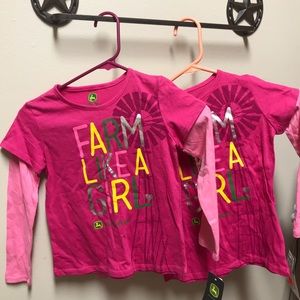 John Deere Shirts & Tops - 6x John Deere long sleeve T John Deere Shirts & Tops - 6x John Deere long sleeve T